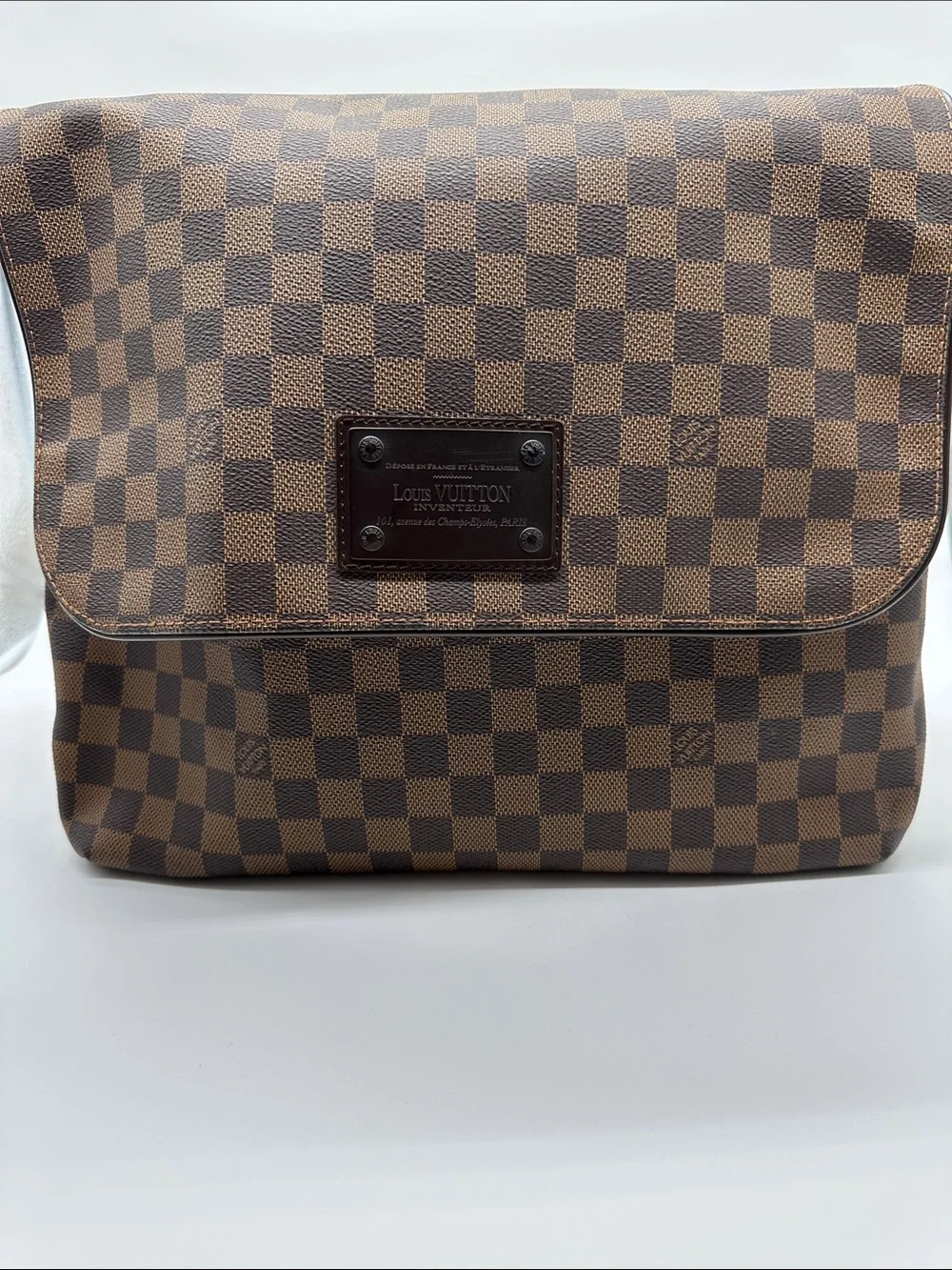 Preowned Louis Vuitton Brown Damier Ebene Canvas Messenger Bag